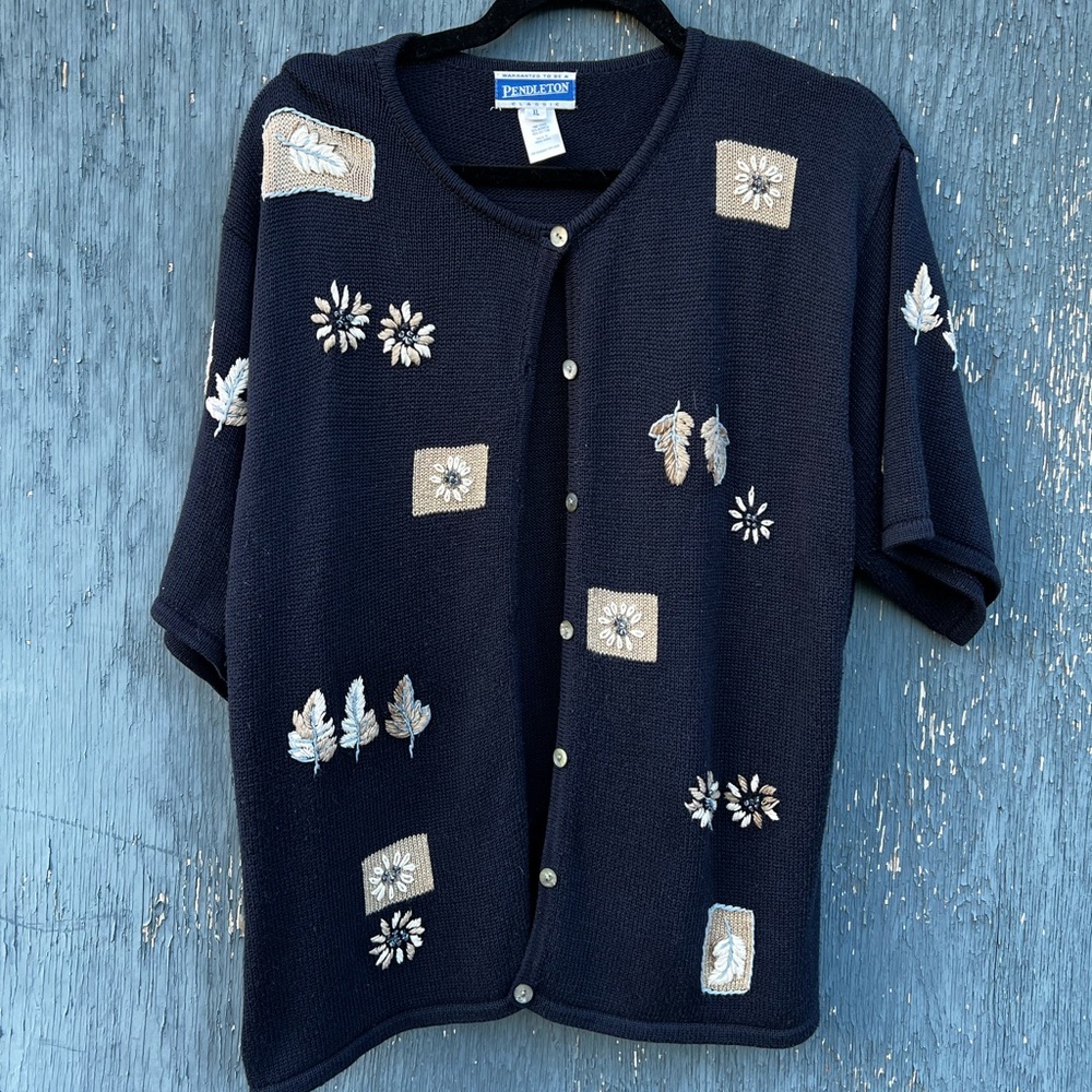 Pendleton Classic Dark Blue Knit